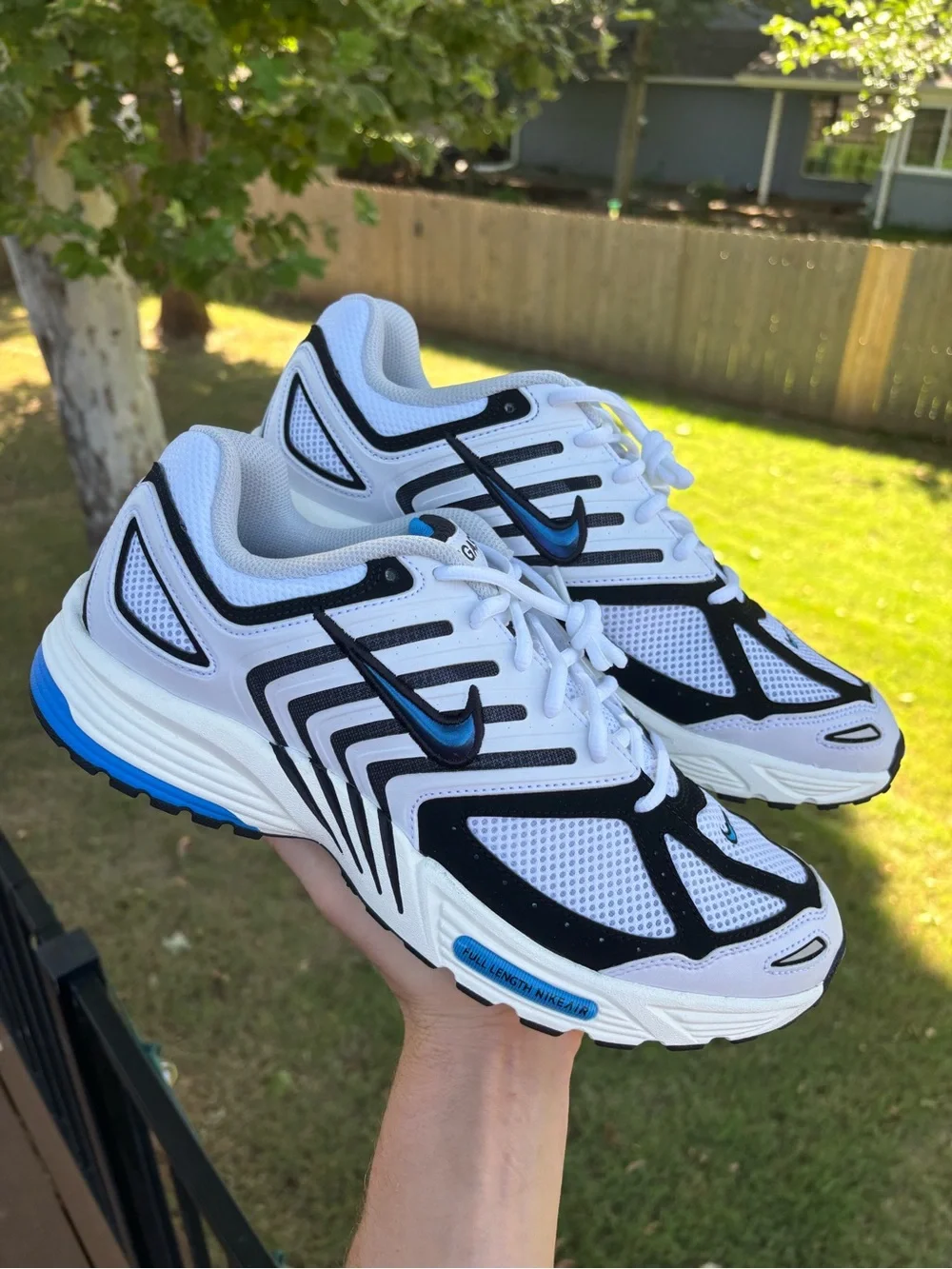 Nike Air Pegasus 2005 White Black Photo Blue Men’s Size 10 & 12 NEW | IB3971-100